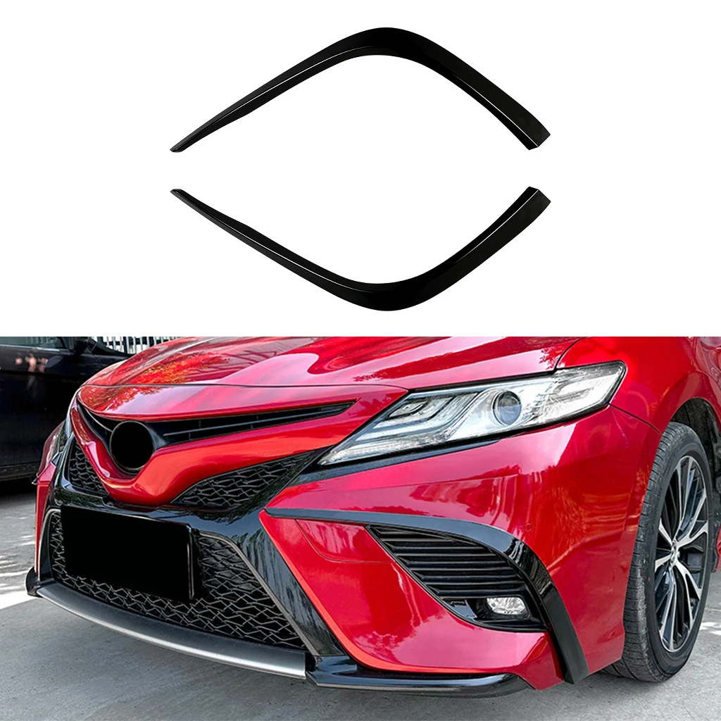 Glossy black Car Front Bumper Lip Spoiler Fog Lamp Cover Trim Grille Fit For Toyota Camry 8th 2018 2019 2020 Car Accessories
Glossy black Car Front Bumper Lip Spoiler Fog Lamp Cover Trim Grille Fit For Toyota Camry 8th 2018 2019 2020 Car Accessories