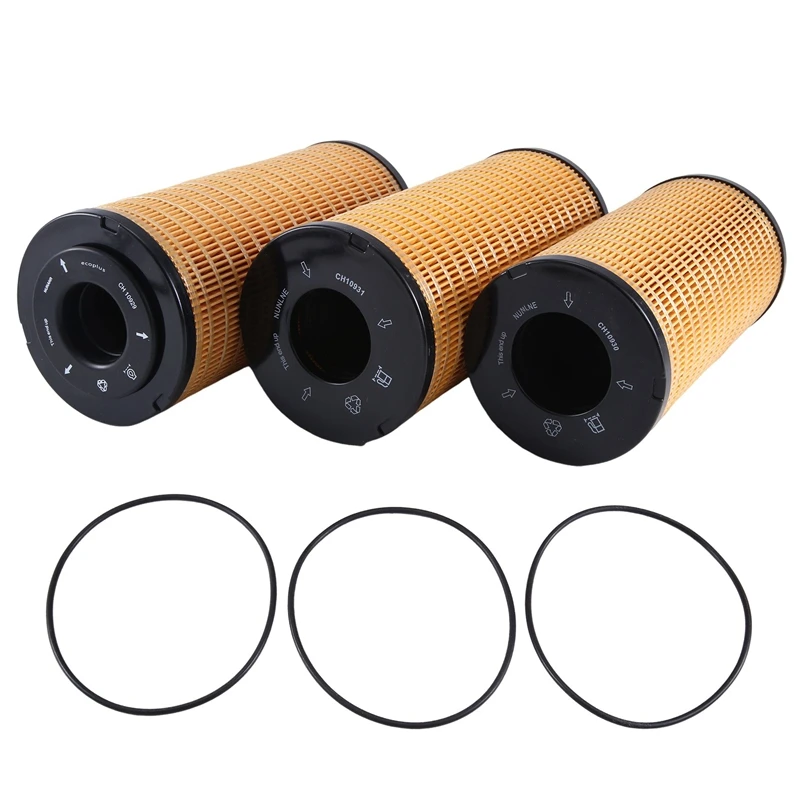 

3Pcs Fuel Filter CH10929 CH10930 CH10931 Fuel Water Separator Diesel Filter Elements Accessories For Perkins MGD06, MGE06, MGL06