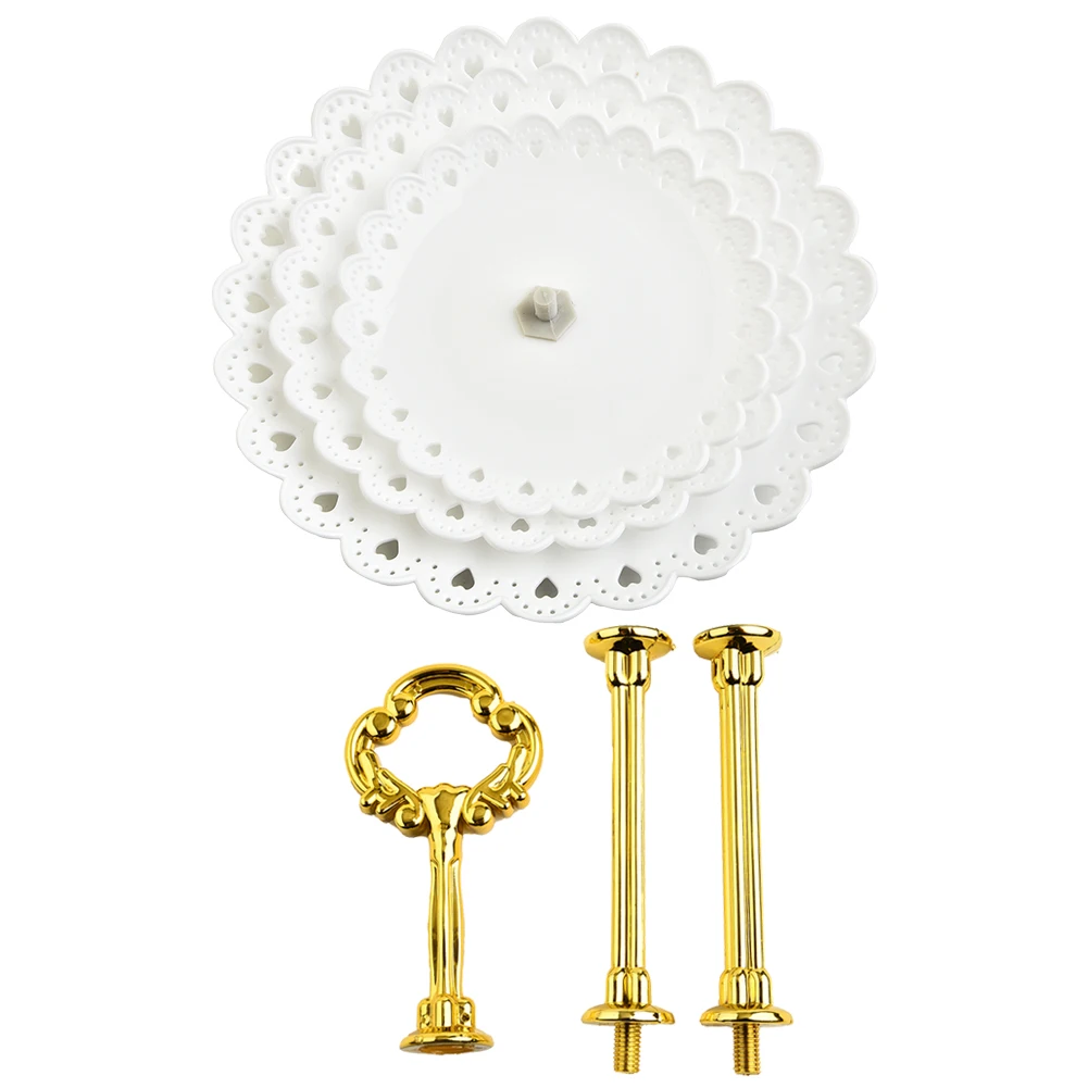 3 Layer Cake Stand Plates Style European Wedding Party Multi Layer Plastic Three-tier Fruit Tray Snack Candy Tray Kitchen Tools
3 Layer Cake Stand Plates Style European Wedding Party Multi Layer Plastic Three-tier Fruit Tray Snack Candy Tray Kitchen Tools