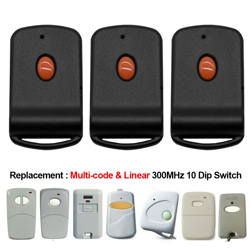 3pcs 3089 Multi-code Multicode 308911 Linear MCS308911 300mhz Remote Control command
3pcs 3089 Multi-code Multicode 308911 Linear MCS308911 300mhz Remote Control command