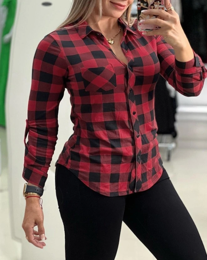 Women Cotton Linen Shirts 2023 Women Long Sleeve Plus Size Plaid Print Turn-Down Collar Vintage Autumn Oversize Button Up Shirt
Women Cotton Linen Shirts 2023 Women Long Sleeve Plus Size Plaid Print Turn-Down Collar Vintage Autumn Oversize Button Up Shirt