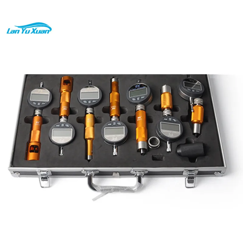 

New!Upgrade Type Common Rail Injector Nozzle Valve Measuring Tool With 7PCS Micrometer Gauge, Common Rail Injector Repair Tool