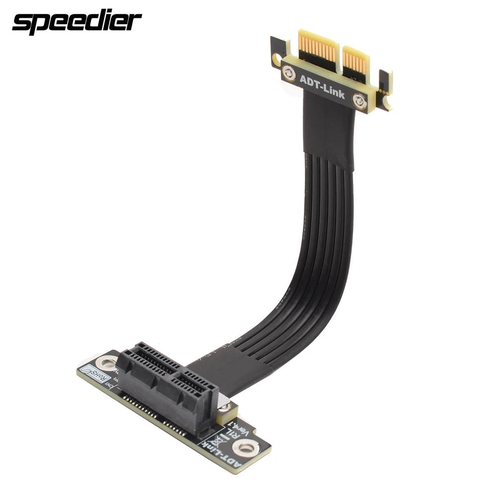 2021 Новый 90-градусный разъем GPU PCIe4.0 x1 до x1 Удлинительный кабель 16G/Bps высокоскоростной PCI Express Gen4 1x переходник-карта ленточный удлинитель
2021 Новый 90-градусный разъем GPU PCIe4.0 x1 до x1 Удлинительный кабель 16G/Bps высокоскоростной PCI Express Gen4 1x переходник-карта ленточный удлинитель