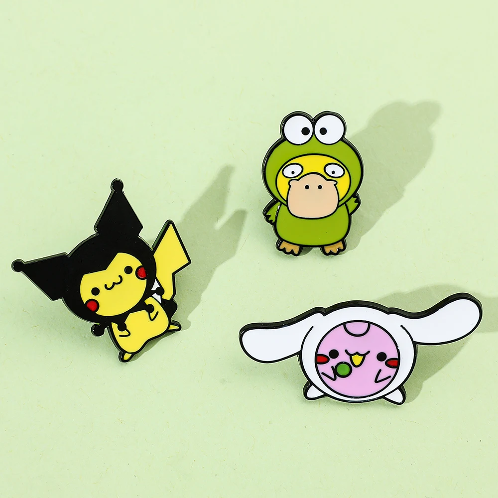 Sanrio покемон аниме мультфильм Пикачу Косплей Аниме персонажи металлическая брошь Kawaii значок Сумка Одежда Ювелирные изделия Аксессуары
Sanrio покемон аниме мультфильм Пикачу Косплей Аниме персонажи металлическая брошь Kawaii значок Сумка Одежда Ювелирные изделия Аксессуары