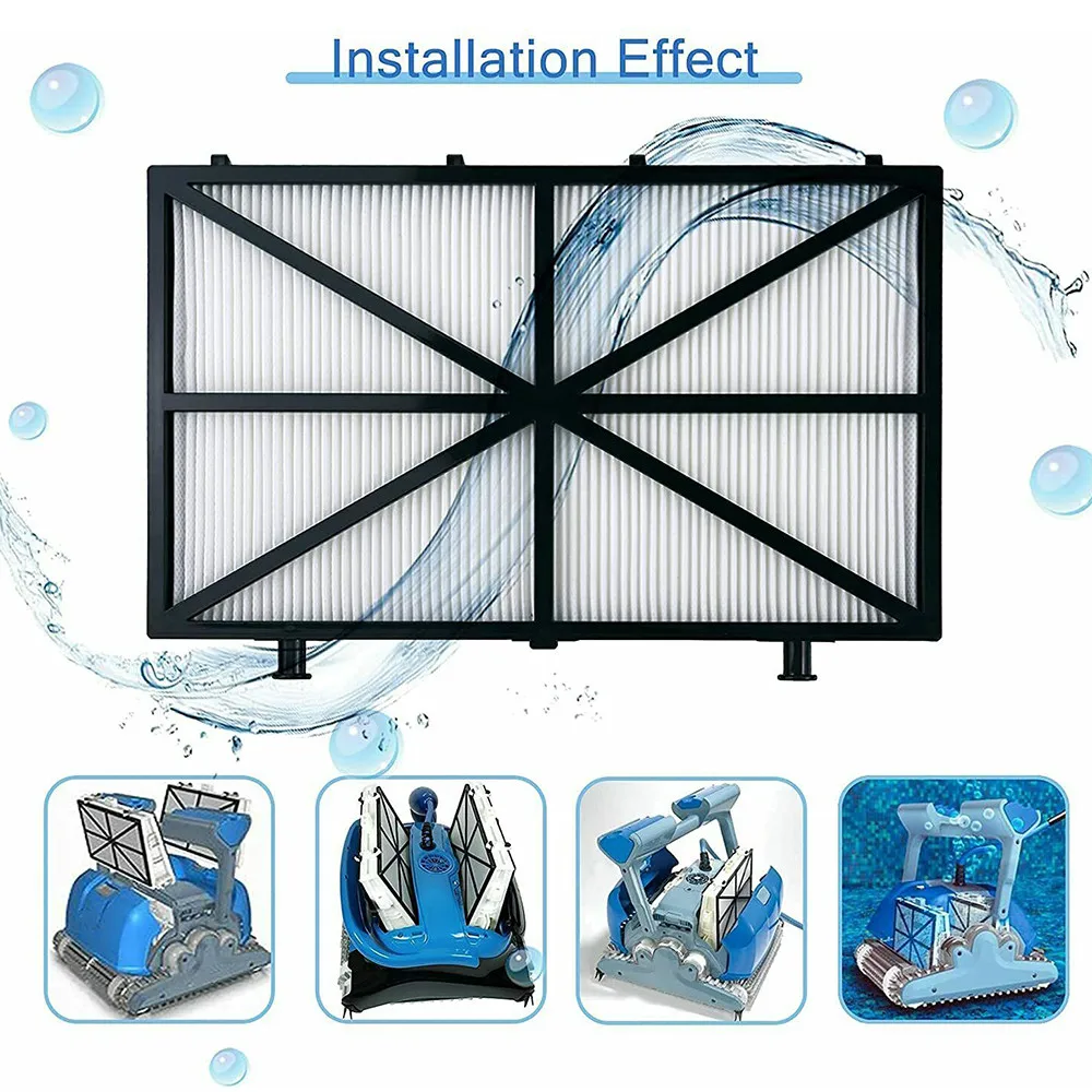4pcs Ultra Fine Filter Element Panel For Robot Pool Cleaners Pool Filter For Maytronics Dolphin M4 M5 M400 Reusable ABS Plastic
4pcs Ultra Fine Filter Element Panel For Robot Pool Cleaners Pool Filter For Maytronics Dolphin M4 M5 M400 Reusable ABS Plastic