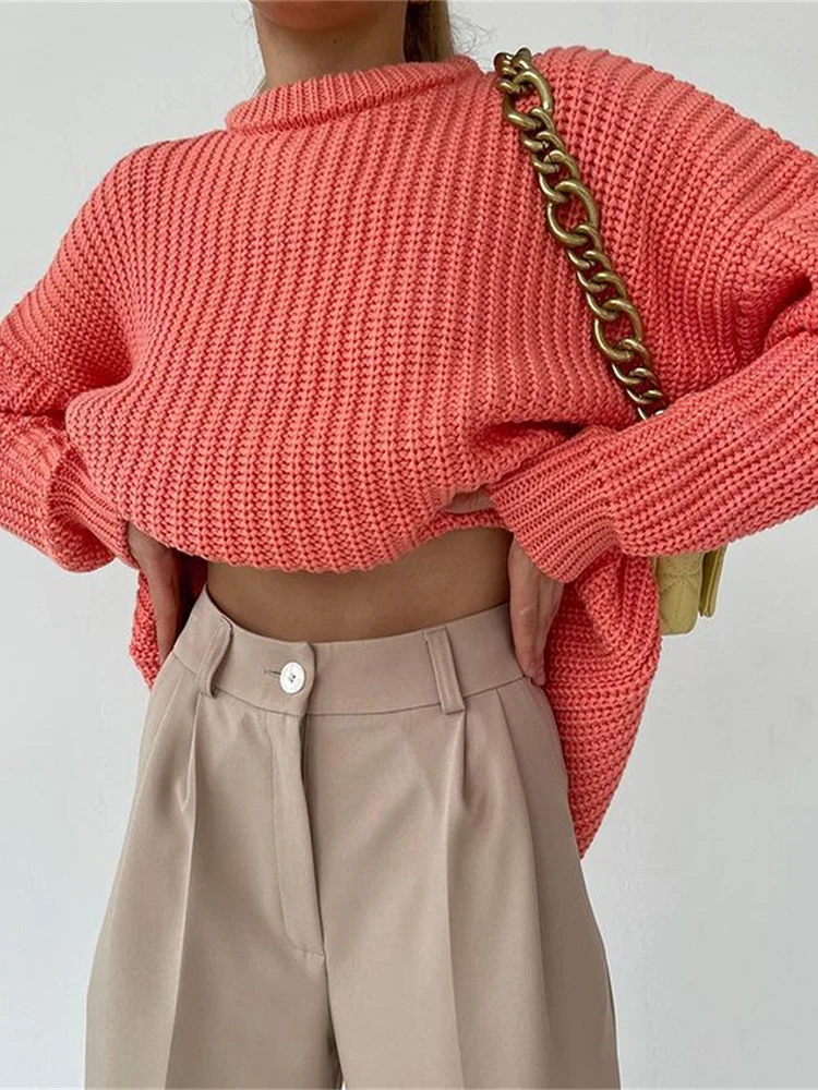 Ekaliy Winter Knit Sweater Solid Color Long Sleeve O Neck Pullover Casual Loose Knitwear Streetwear 2022 Women's Warm Clothing
Ekaliy Winter Knit Sweater Solid Color Long Sleeve O Neck Pullover Casual Loose Knitwear Streetwear 2022 Women's Warm Clothing