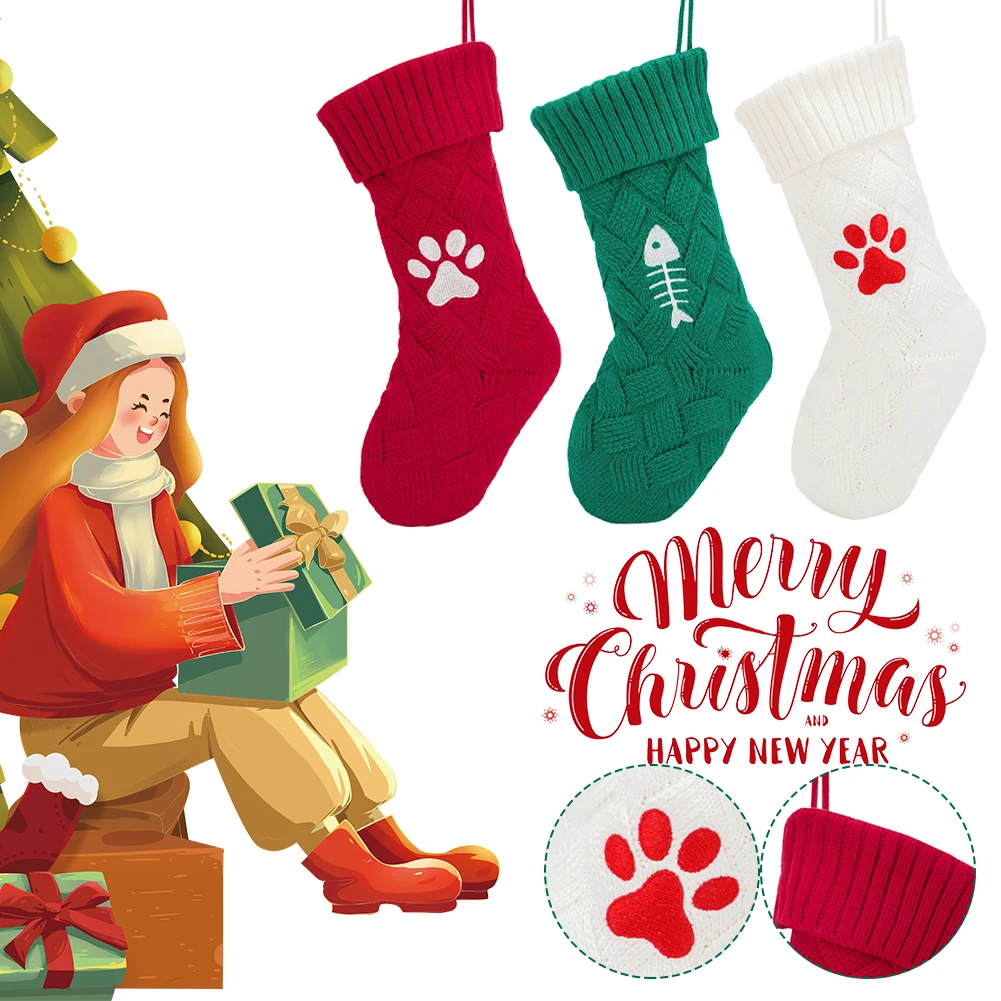 Christmas Stockings 19cm Stocks Knitted Fireplace Hanging Socks Ornaments Xmas Holiday Home Decoration Candy Gift Snacks Bag
Christmas Stockings 19cm Stocks Knitted Fireplace Hanging Socks Ornaments Xmas Holiday Home Decoration Candy Gift Snacks Bag