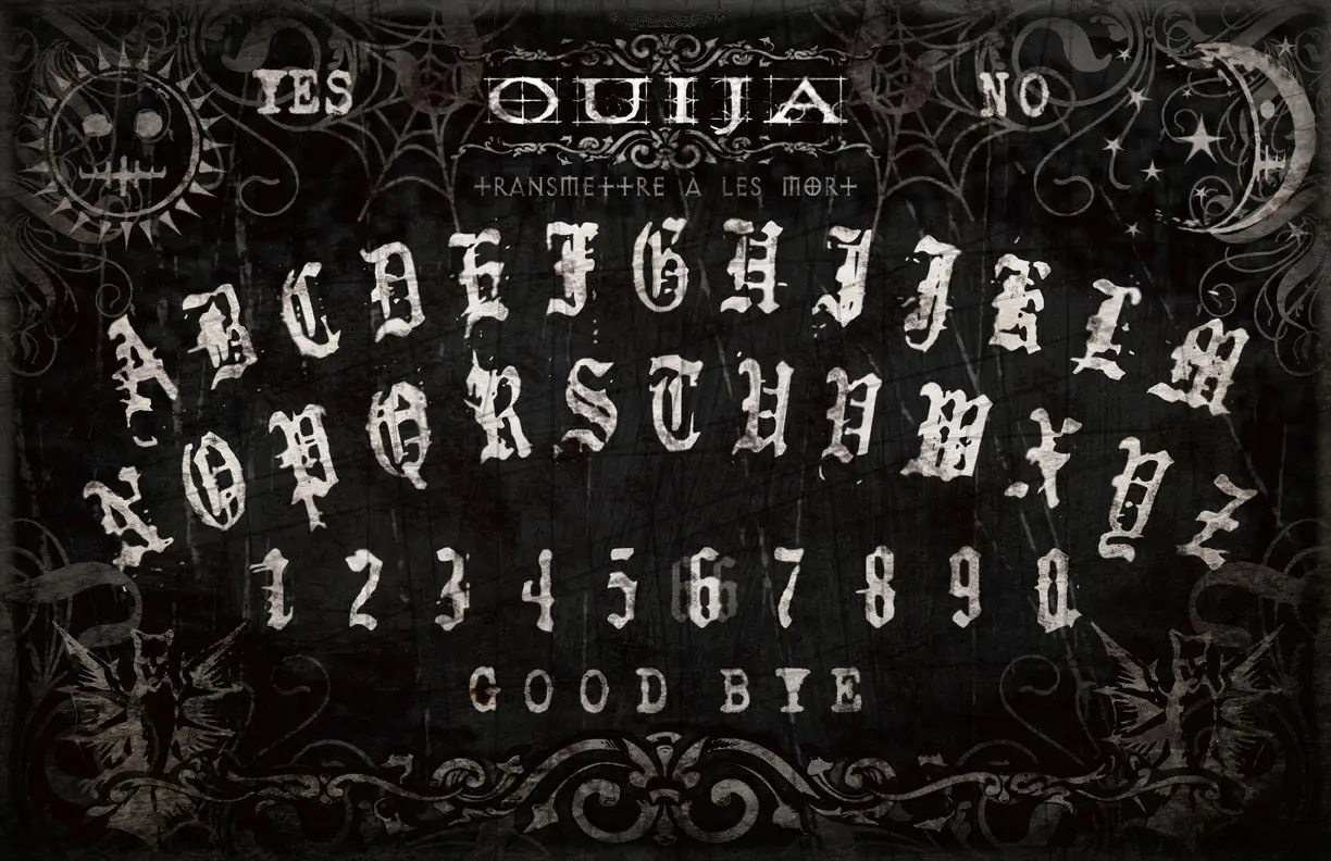 Черная физическая доска Ouija художественная картина Шелковый плакат домашний декор для стен
Черная физическая доска Ouija художественная картина Шелковый плакат домашний декор для стен