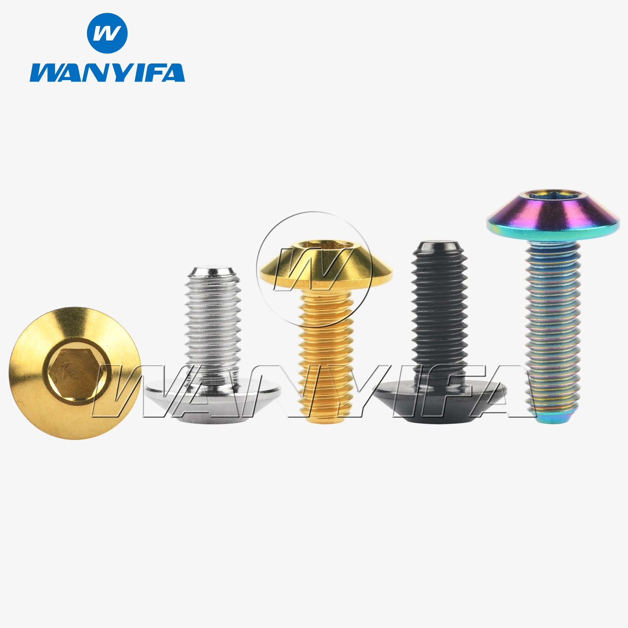 Wanyifa Titanium Ti Bolt Button Allen Hex Head M6x 12 15 20mm M8x25mm Screws for Motorcycle
Wanyifa Titanium Ti Bolt Button Allen Hex Head M6x 12 15 20mm M8x25mm Screws for Motorcycle