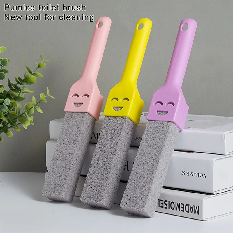 

Pumice Stone Toilet Brush Bathroom Wc Toilet Cleaning Brush Wand Tile Sink Bathtub Limescale Stain Remove Washing Cleaning Tool