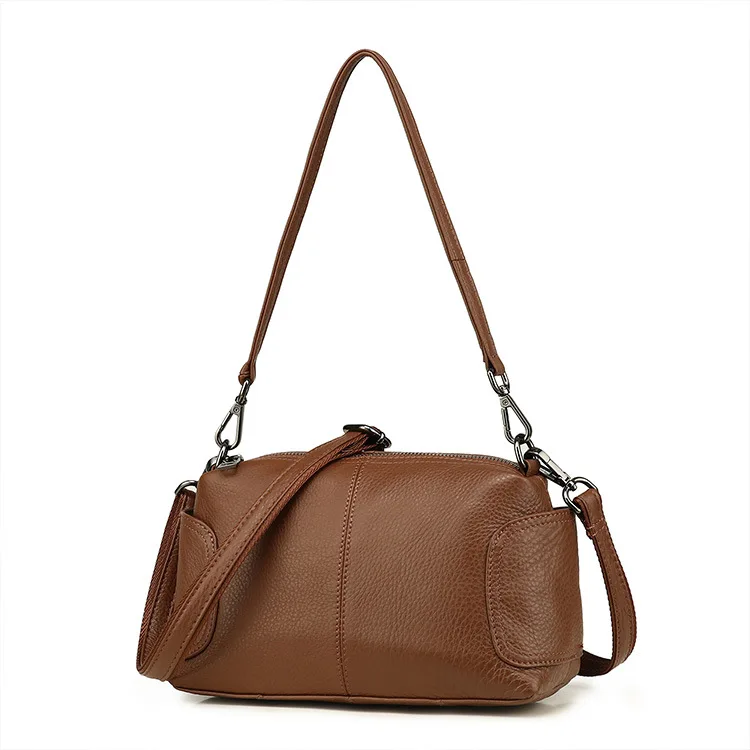 Fashionable simple diagonal cross bag genuine leather women's bag fashionable mother's bag cowhide small shoulder bag
Fashionable simple diagonal cross bag genuine leather women's bag fashionable mother's bag cowhide small shoulder bag
