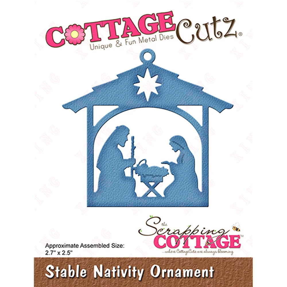 New Arrival Metal Cutting Dies 2022 Diy Scrapbook Decoration Embossing Craft Blade Punch Molds Stable Nativity Ornament Template
New Arrival Metal Cutting Dies 2022 Diy Scrapbook Decoration Embossing Craft Blade Punch Molds Stable Nativity Ornament Template