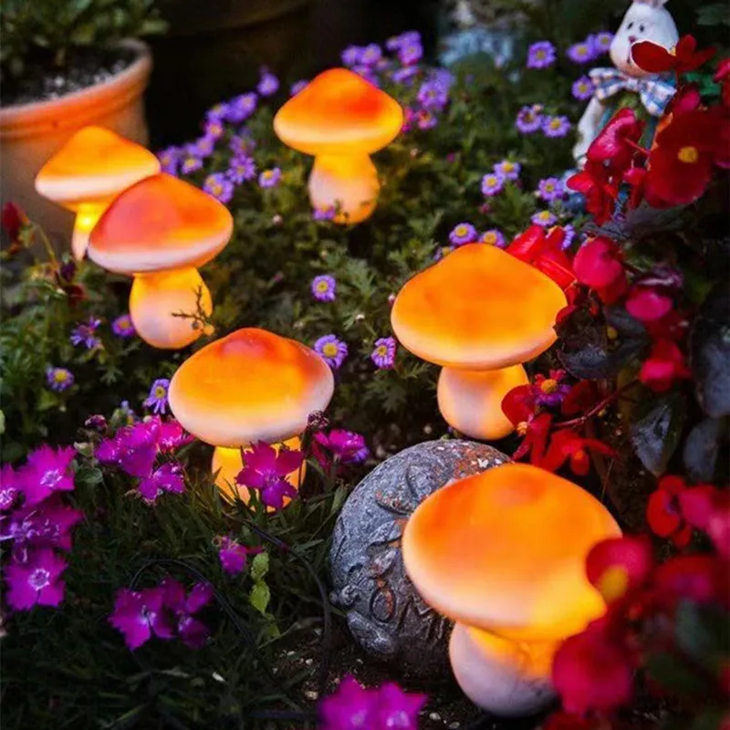 

Solar Mushroom Lights 8 Modes Pathway Lights Outdoor Decor Fairy Solar String Light for Garden,Backyard,Lawn,Party,Christmas