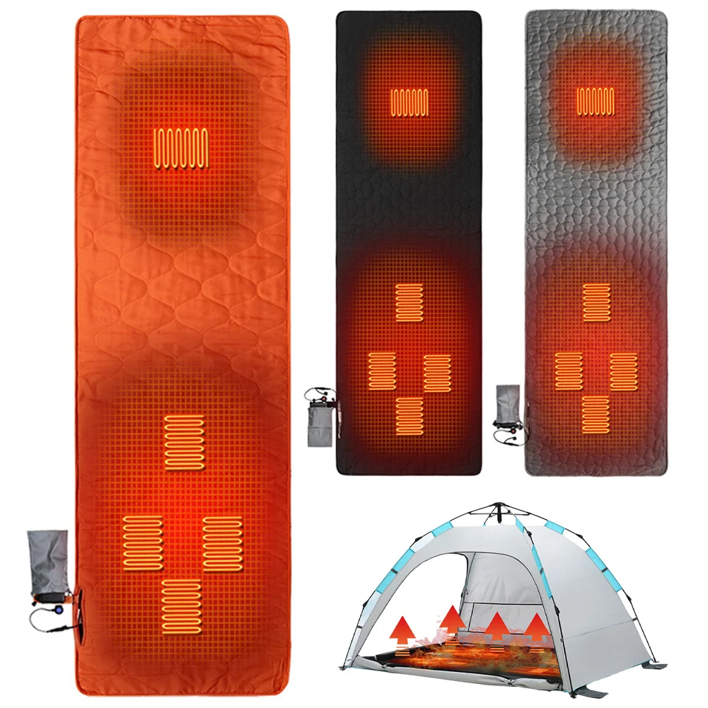 1pc Heated Sleeping Pad 5 Pads USB-Powered Adjustable 38-65℃ Intelligent Heating Skin-friendly Fabric For Outdoor Camping Hiking
1pc Heated Sleeping Pad 5 Pads USB-Powered Adjustable 38-65℃ Intelligent Heating Skin-friendly Fabric For Outdoor Camping Hiking