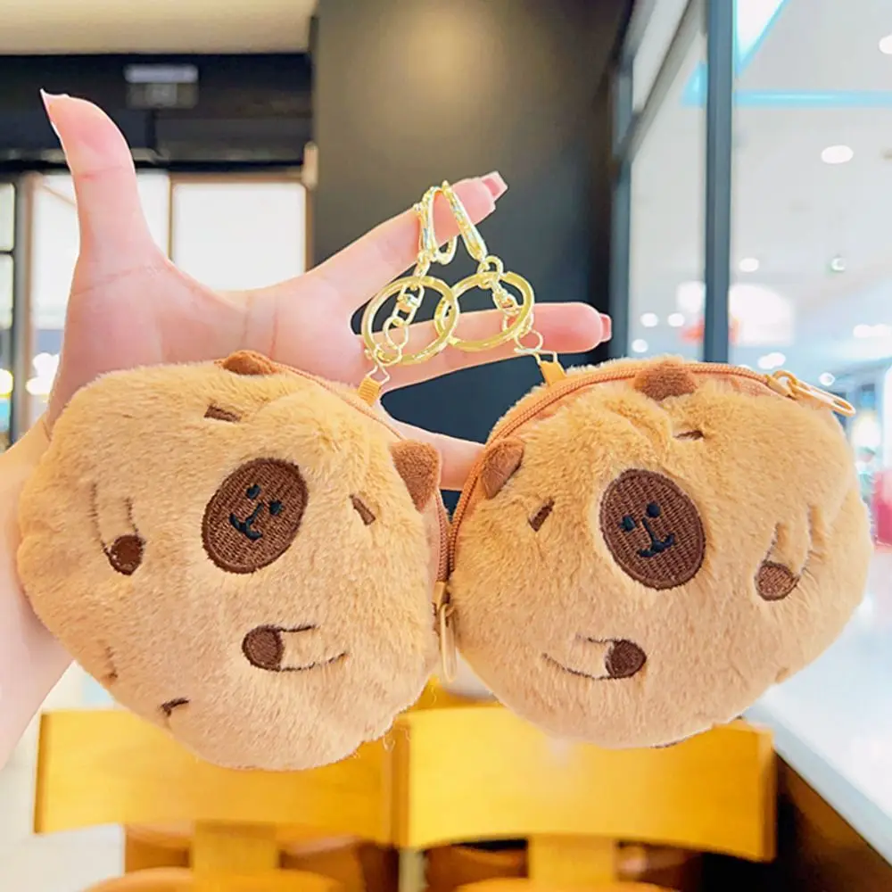 Capybara Plush Doll Wallet Keychain Coin Purse Cute Guinea Bag Pendant Creative Birthday Gift
Capybara Plush Doll Wallet Keychain Coin Purse Cute Guinea Bag Pendant Creative Birthday Gift