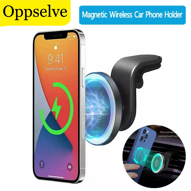 Magnetic Wireless Car Charger Phone Holder Stand For iPhone 13 12 Pro Max Mini Adsorption Fast 30W Wireless Charging Car Mount
Magnetic Wireless Car Charger Phone Holder Stand For iPhone 13 12 Pro Max Mini Adsorption Fast 30W Wireless Charging Car Mount