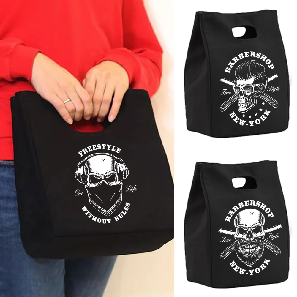 Thermal Canvas Lunch Bags for Women Cooler Bag Kids Insulated Lunch Bento Pack Food Picnic Bag Skull Pattern Lunch Bags for Work
Thermal Canvas Lunch Bags for Women Cooler Bag Kids Insulated Lunch Bento Pack Food Picnic Bag Skull Pattern Lunch Bags for Work