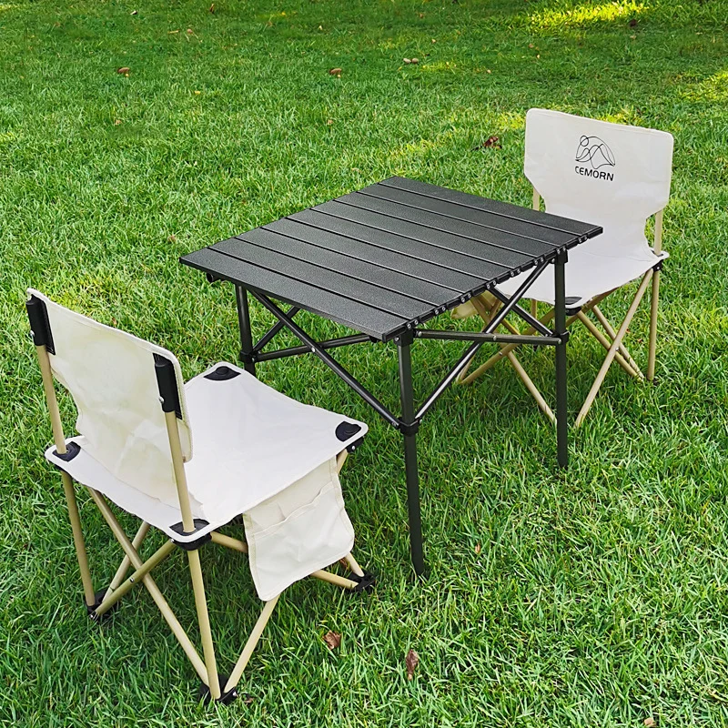 Outdoor Folding Table And Chair Three-Piece Set Stall, Fishing, Picnic, Portable Installation, Black Table And Chair Set
Outdoor Folding Table And Chair Three-Piece Set Stall, Fishing, Picnic, Portable Installation, Black Table And Chair Set