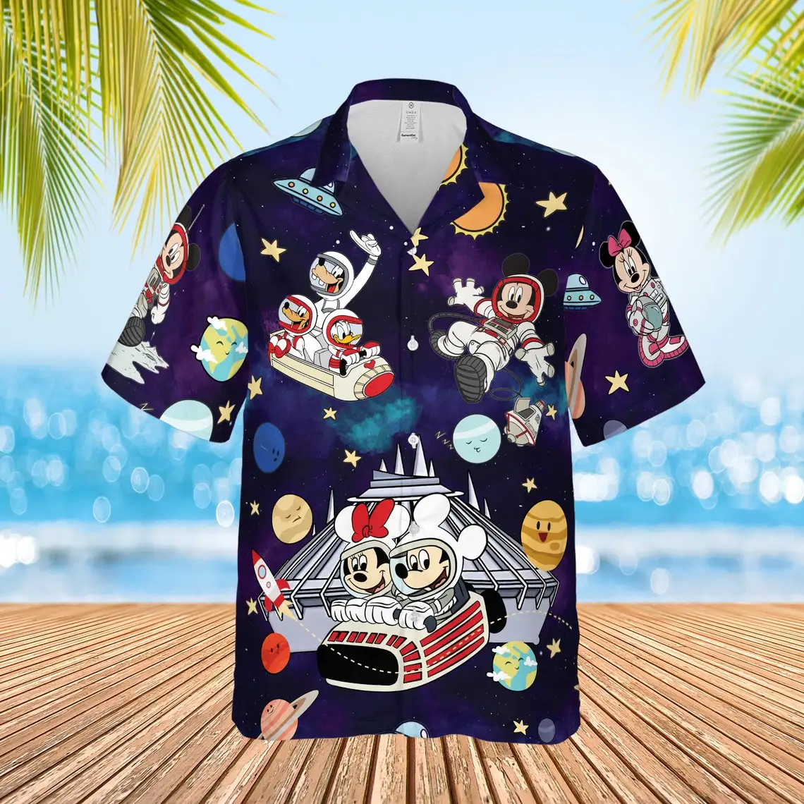 Disney Mickey and Friends Space Mountain Vintage Hawaiian Shirt Retro Disneyland Astronaut Hawaiian Set Disney Button Down Shirt
Disney Mickey and Friends Space Mountain Vintage Hawaiian Shirt Retro Disneyland Astronaut Hawaiian Set Disney Button Down Shirt
