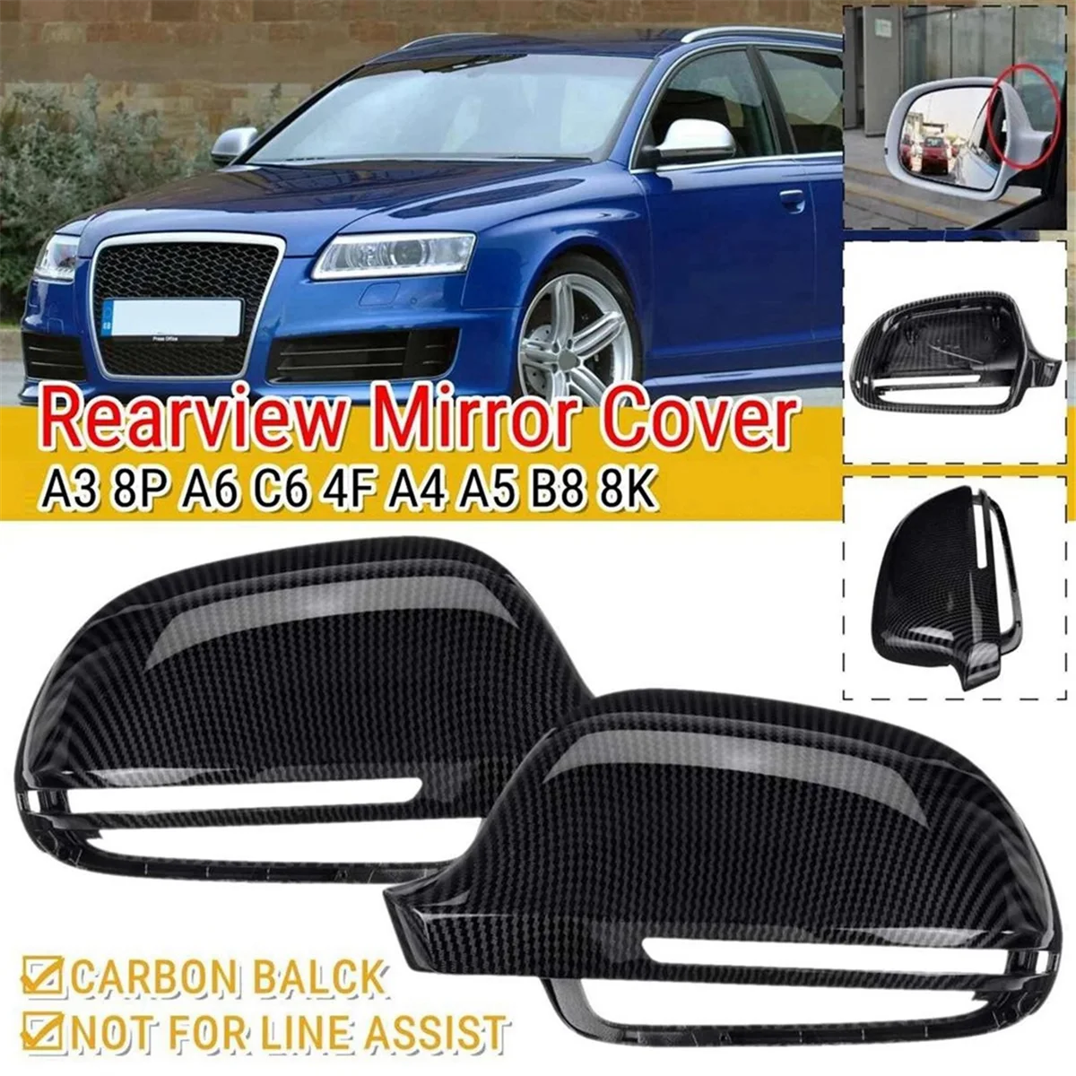 Reversing Mirror Housing Rearview Mirror Cover Rearview Mirror Cover Car for Audi Q3 SQ3 A8 D3 S4 S5 S6 S8 A3 8P A6
Reversing Mirror Housing Rearview Mirror Cover Rearview Mirror Cover Car for Audi Q3 SQ3 A8 D3 S4 S5 S6 S8 A3 8P A6