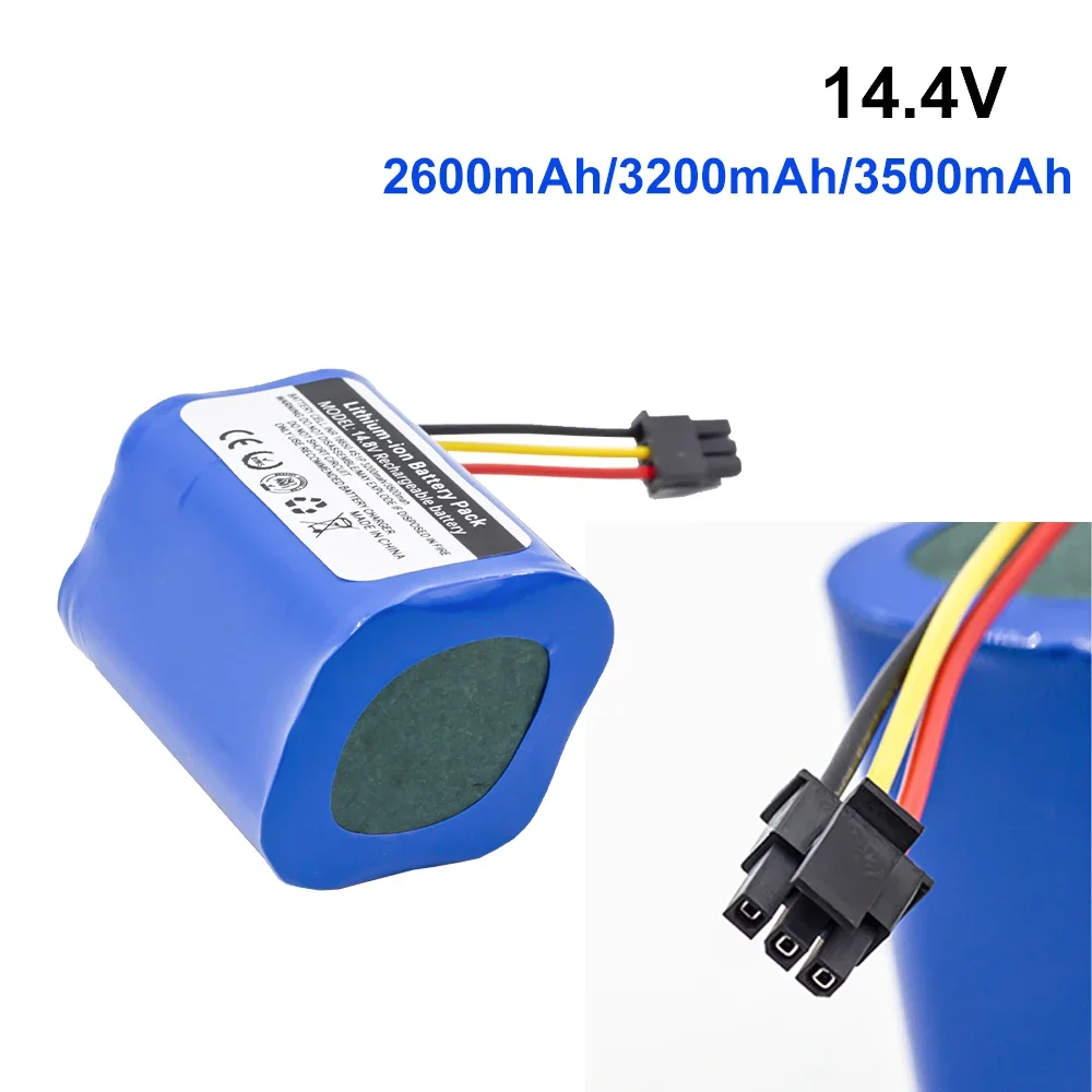 4S1P 18650 2600mAh/3200mAh 14.4V/14.8V Li-ion Battery For Liectroux Battery B6009 Q7000 Q8000 ZK808 DH860 Robot Vacuum Cleaner
4S1P 18650 2600mAh/3200mAh 14.4V/14.8V Li-ion Battery For Liectroux Battery B6009 Q7000 Q8000 ZK808 DH860 Robot Vacuum Cleaner