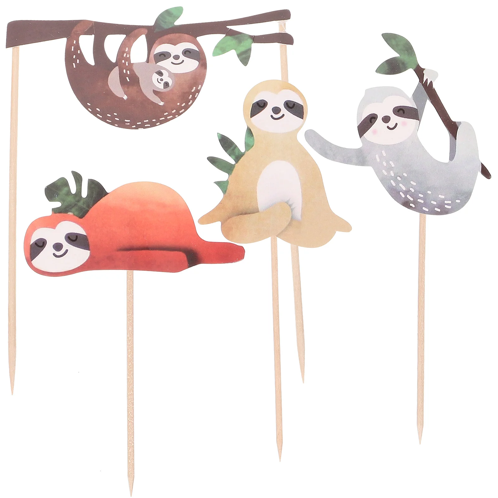4pcs sloth birthday cake topper for figurine supplies hat party- Sloth Cake Topper Set Creative Decor Cake Insert Festival
4pcs sloth birthday cake topper for figurine supplies hat party- Sloth Cake Topper Set Creative Decor Cake Insert Festival