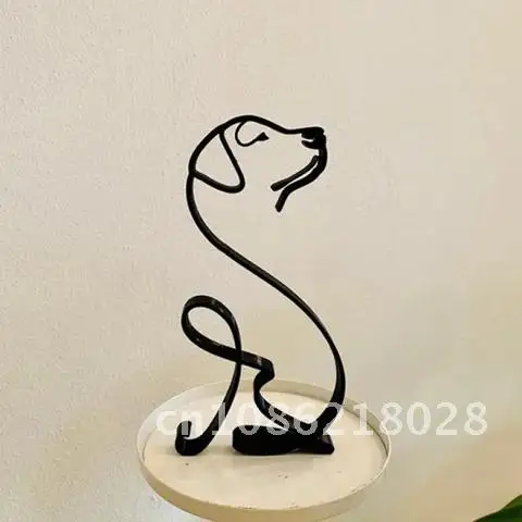 Sculpture Dog Art Minimalist Personalized Gift Metal Decor Modern Home Decoration Office Accessories for Interior Statuettes
Sculpture Dog Art Minimalist Personalized Gift Metal Decor Modern Home Decoration Office Accessories for Interior Statuettes