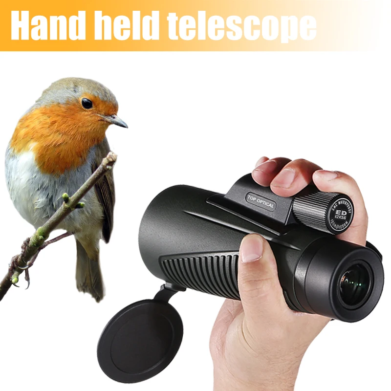 TOPOPTICAL 12x50 ED Glass Professional Waterproof Monocular BAK4 Prism Astronomical FMC Coating Telescope Camping Traveling
TOPOPTICAL 12x50 ED Glass Professional Waterproof Monocular BAK4 Prism Astronomical FMC Coating Telescope Camping Traveling