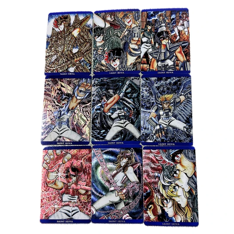 9pcs/set Saint Seiya Shiryu Hyoga Animation Characters Mixed Process Flash Card Anime Classics Game Collection Cards Toy Gift
9pcs/set Saint Seiya Shiryu Hyoga Animation Characters Mixed Process Flash Card Anime Classics Game Collection Cards Toy Gift