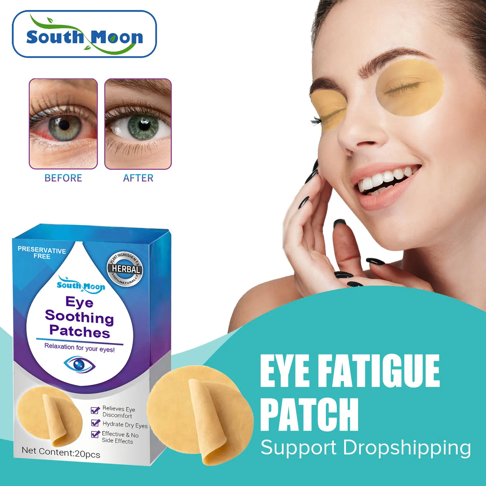 Restore Vision Patch Improve Eye Edema Dryness Eyesight loss Relief Blurry Red Eyes Sore Help Sleeping Fatigue Eye Sticker 20PCS
Restore Vision Patch Improve Eye Edema Dryness Eyesight loss Relief Blurry Red Eyes Sore Help Sleeping Fatigue Eye Sticker 20PCS