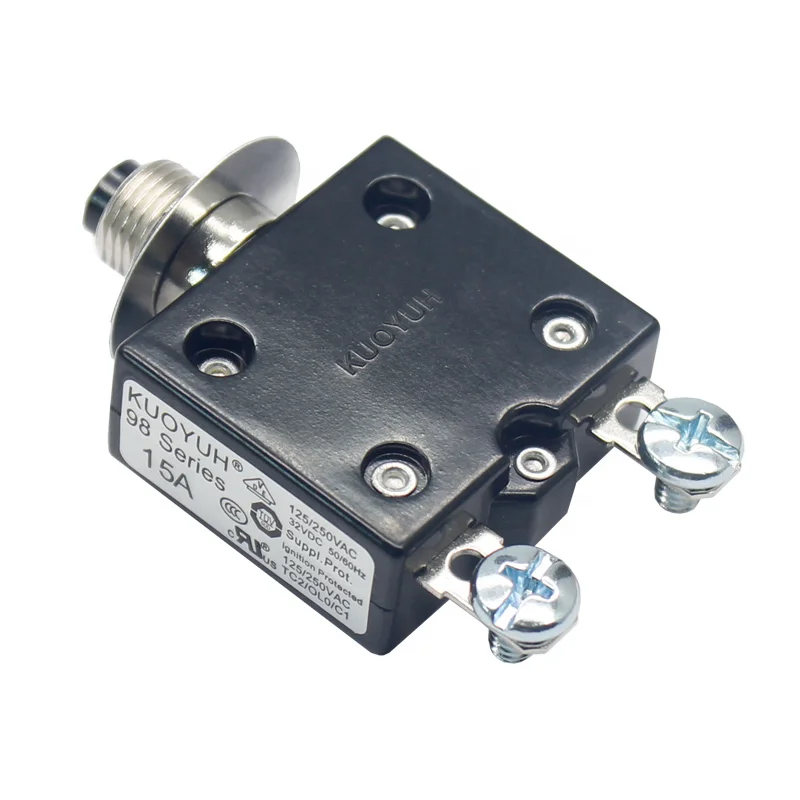 Manual Reset Thermal Switch Over Current electrical Overload Protector Switch miniature 32 DC circuit breaker
Manual Reset Thermal Switch Over Current electrical Overload Protector Switch miniature 32 DC circuit breaker