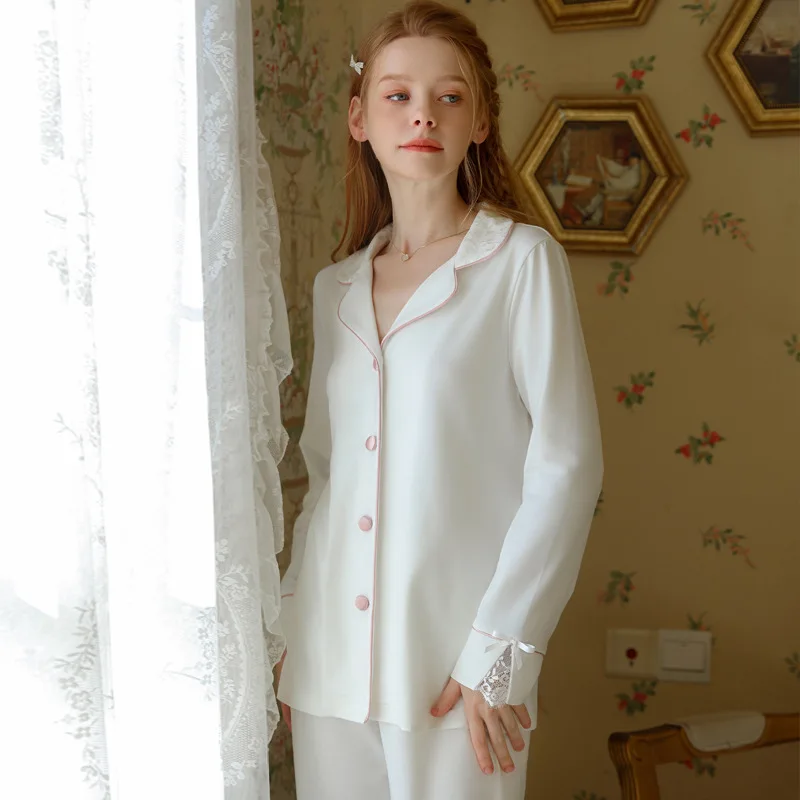 Pajama Suit Girl Long Sleeve Ins Wind Casual Spring Cotton Fashion High Sense Home Clothing 2023 New
Pajama Suit Girl Long Sleeve Ins Wind Casual Spring Cotton Fashion High Sense Home Clothing 2023 New