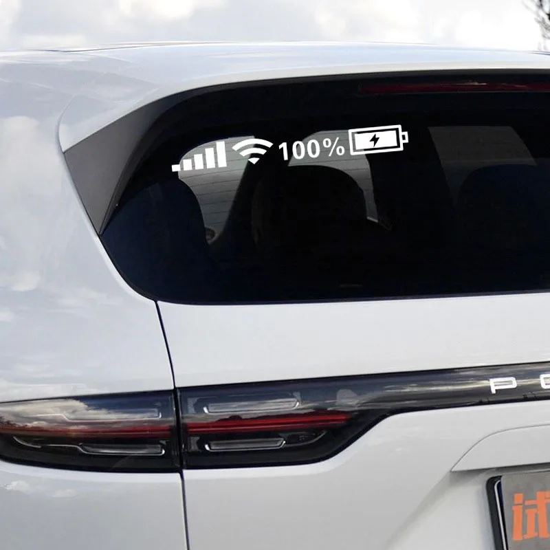 

2022 Wifi Battery Level Mark Vinyl Stickers for Buick Regal Lacrosse Excelle GT/XT/GL8/ENCORE/Enclave/Envision/Park Avenue/Royau