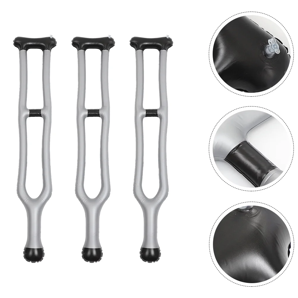 3 Pcs Pvc Inflatable Crutches Kid Toys Crutch-Shaped Clothing Performance Balloon Child Pool Plaything Props Walking Stick
3 Pcs Pvc Inflatable Crutches Kid Toys Crutch-Shaped Clothing Performance Balloon Child Pool Plaything Props Walking Stick