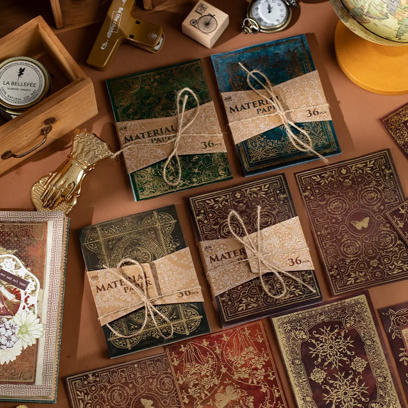 36pcs/lot Memo Pads Material Paper The Magic Century Junk Journal Scrapbooking Cards Retro Background Decoration Paper
36pcs/lot Memo Pads Material Paper The Magic Century Junk Journal Scrapbooking Cards Retro Background Decoration Paper