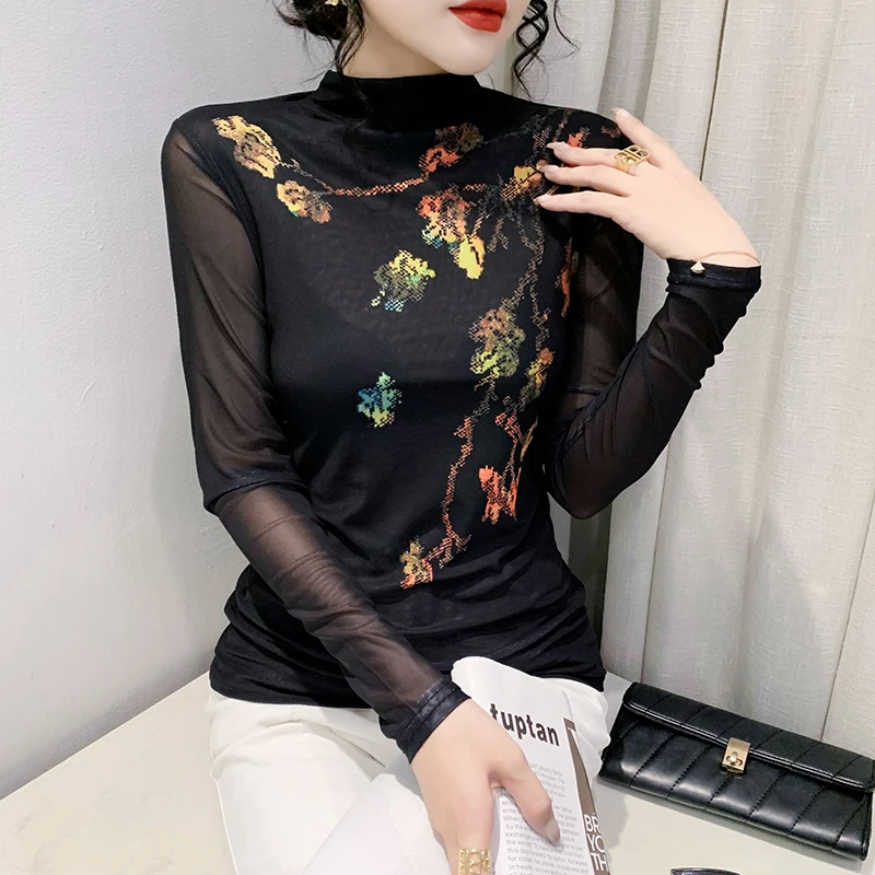 Spring/Fall/Winter 2022 Floral Long Sleeved T-shirt Women's Casual Color Slim Fit Fashion Street Trend Base Top Free Shipping
Spring/Fall/Winter 2022 Floral Long Sleeved T-shirt Women's Casual Color Slim Fit Fashion Street Trend Base Top Free Shipping