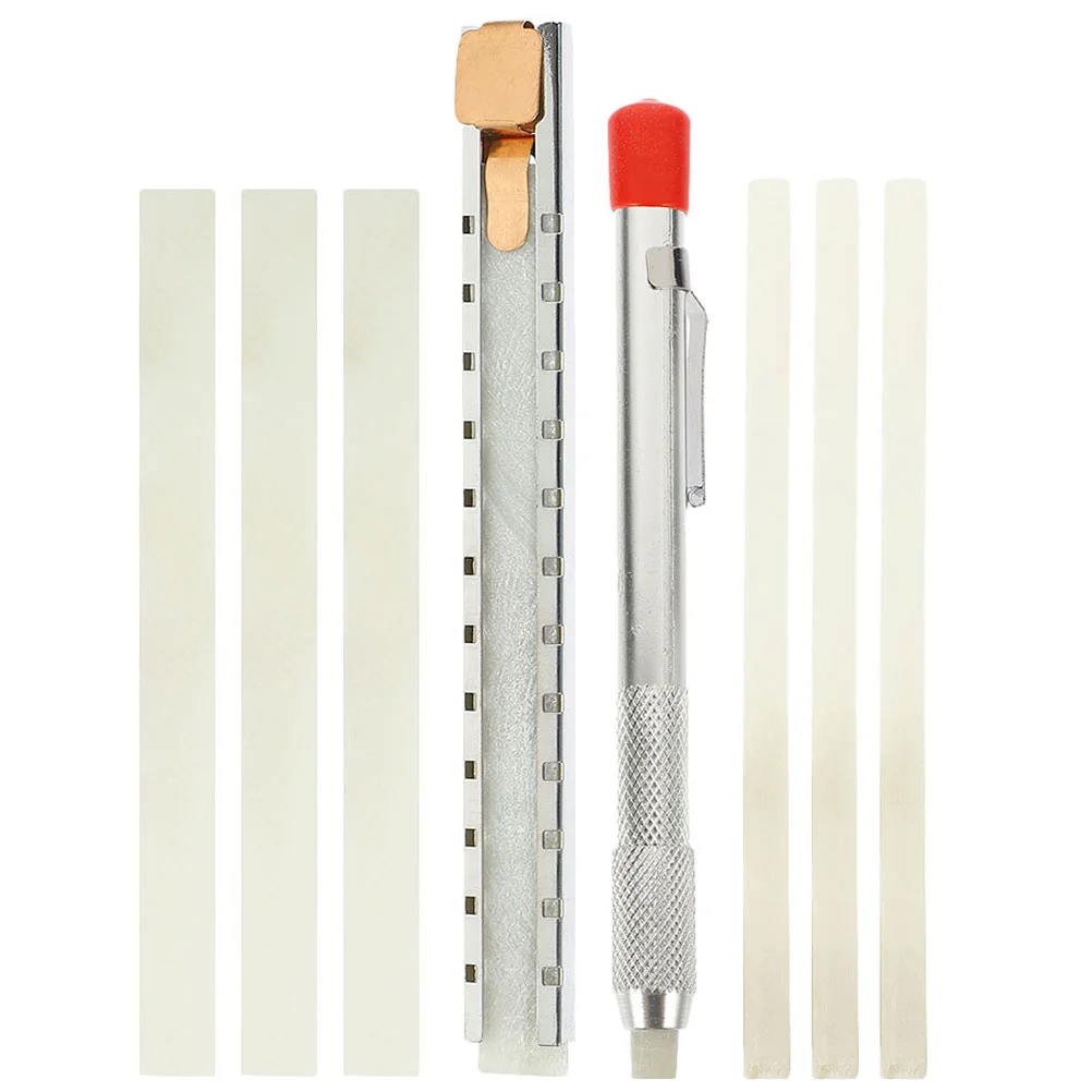 

1 Set Soapstone Marker Refill Soapstone Pencil Draw Welding Chalk Soapstone Pen For Steel Slate Tile