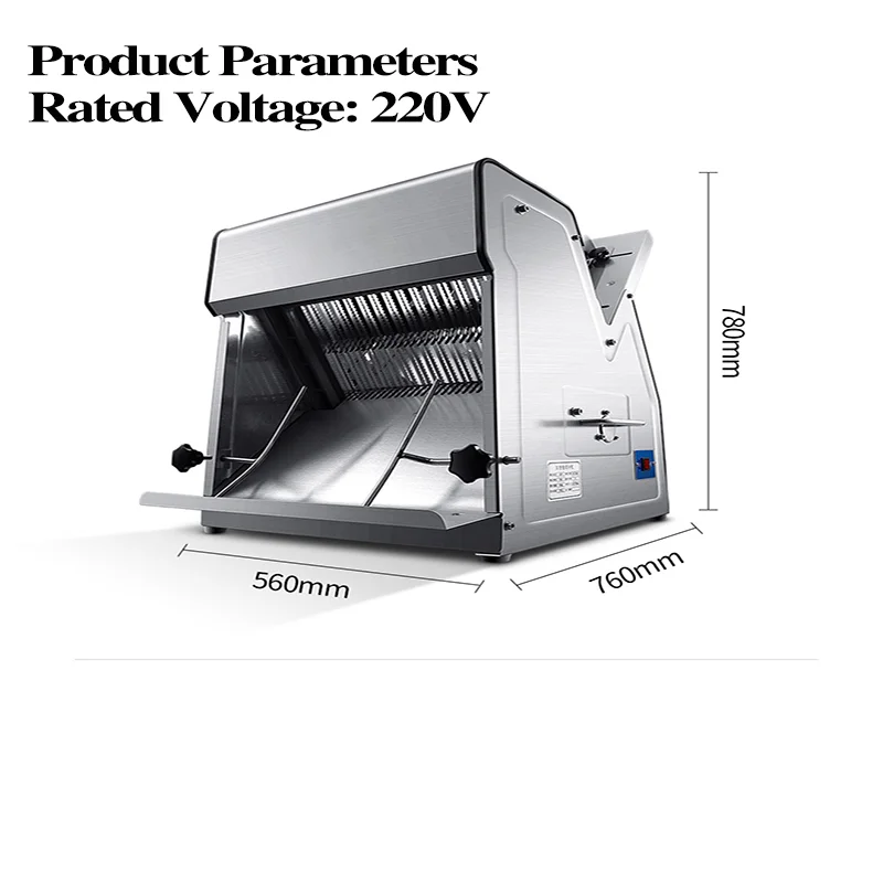 Bread Machine Stainless Steel Slicer Toast Bread Machine Commercial 220V Stainless Steel Blade YZ
Bread Machine Stainless Steel Slicer Toast Bread Machine Commercial 220V Stainless Steel Blade YZ