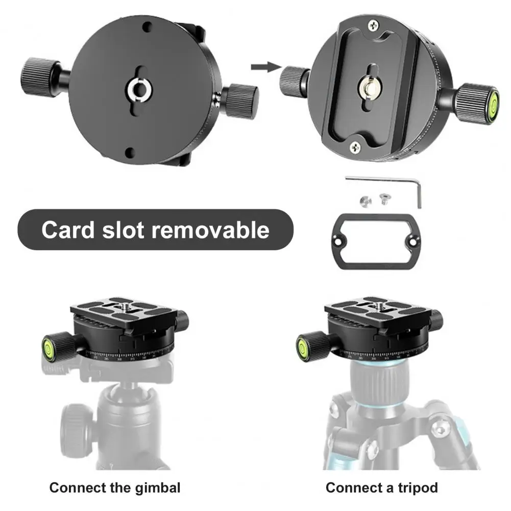 Tripod Quick Release Base 1 Set Practical Easy Installation Adjustable Digital Camera Clamp Mount Plate Board for Photography
Tripod Quick Release Base 1 Set Practical Easy Installation Adjustable Digital Camera Clamp Mount Plate Board for Photography