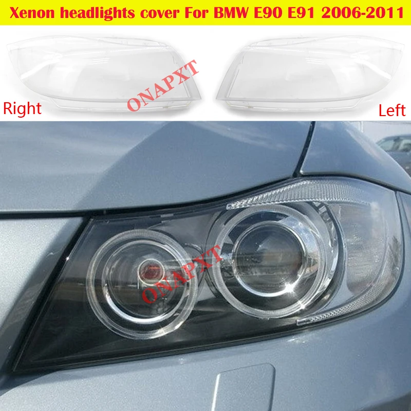 

For BMW 3 Series E90 E91 Xenon headlights cover lens Car front Headlight glass headlamps transparent lampshade 2006-2011