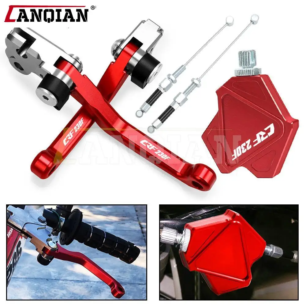 CRF230F Dirt Bike Brake Clutch Levers Stunt Clutch Easy Pull Cable System Set For Honda CRF 230 F 2003-2017 2018 2019 2020 2021
CRF230F Dirt Bike Brake Clutch Levers Stunt Clutch Easy Pull Cable System Set For Honda CRF 230 F 2003-2017 2018 2019 2020 2021