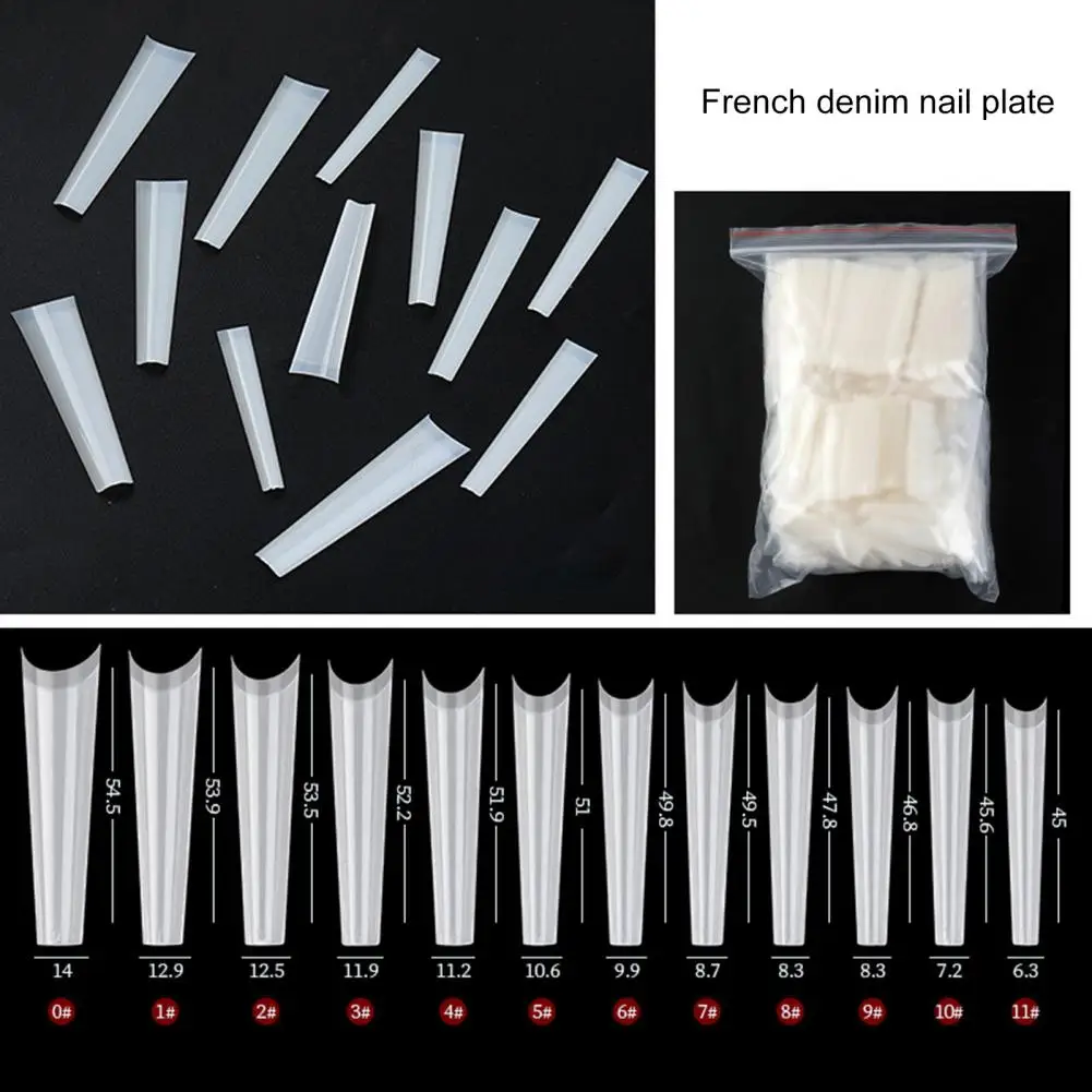 Fake Nails 500Pcs Simple Removable Closet Fit Extra Long French Fake Nails for Women
Fake Nails 500Pcs Simple Removable Closet Fit Extra Long French Fake Nails for Women