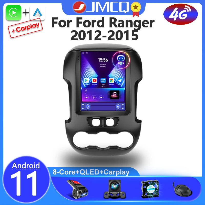 Автомагнитола JMCQ, 2 Din, 4G, Android 11, для Ford Ranger 2012-2015, стерео, мультимедийный видеоплеер, навигация, GPS, Carplay, Android, авто
Автомагнитола JMCQ, 2 Din, 4G, Android 11, для Ford Ranger 2012-2015, стерео, мультимедийный видеоплеер, навигация, GPS, Carplay, Android, авто