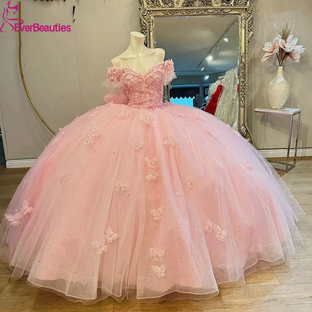 Off Shoulder Quinceanera Dress Tulle Appliques Sweet 15 Dresses Ball Gown Prom Party Dress for Women Vestidos De 15 Quinceañera
Off Shoulder Quinceanera Dress Tulle Appliques Sweet 15 Dresses Ball Gown Prom Party Dress for Women Vestidos De 15 Quinceañera