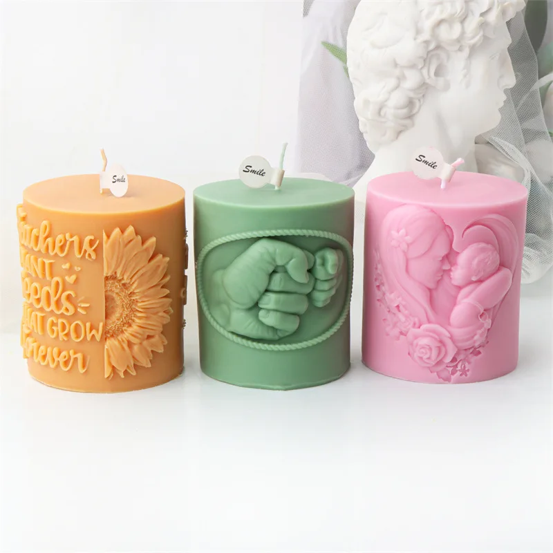 Sunflower Fist Mother Candle Silicone Mold Gypsum form Carving Art Aromatherapy Plaster Home Decoration Mold Gift Handmade
Sunflower Fist Mother Candle Silicone Mold Gypsum form Carving Art Aromatherapy Plaster Home Decoration Mold Gift Handmade