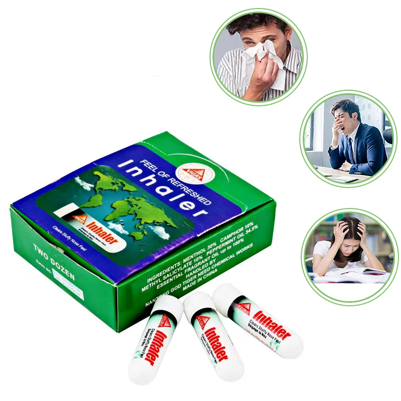 24pcs Nasal Essential Oils Rhinitis Mint Cream Refresh Nose Cold Cool Chinese Natural Herbal Ointment Nasal Inhaler Stick A406
24pcs Nasal Essential Oils Rhinitis Mint Cream Refresh Nose Cold Cool Chinese Natural Herbal Ointment Nasal Inhaler Stick A406