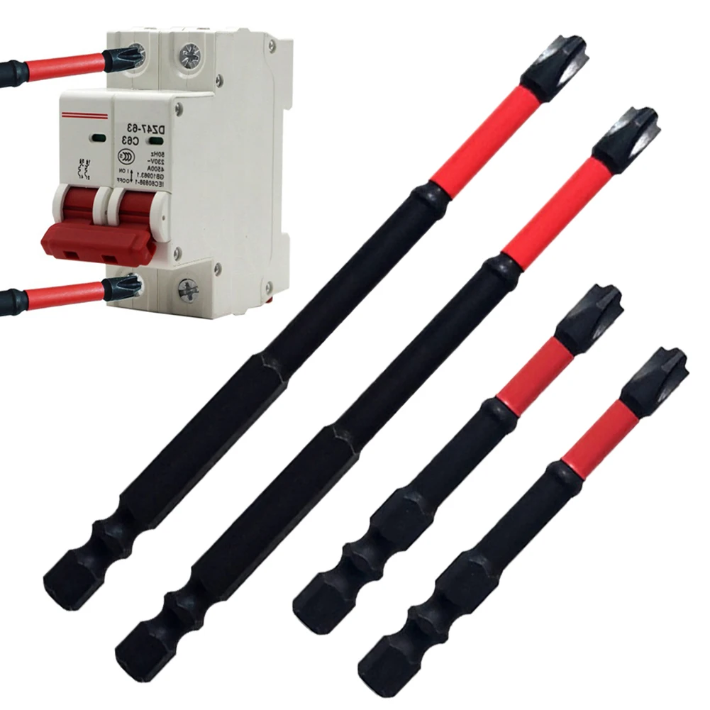 4pcs Magnetic Special Slotted Cross Screwdriver Bit Alloy Steel Screwdriver For Electrician FPH2 For Socket Switch Power Tools
4pcs Magnetic Special Slotted Cross Screwdriver Bit Alloy Steel Screwdriver For Electrician FPH2 For Socket Switch Power Tools