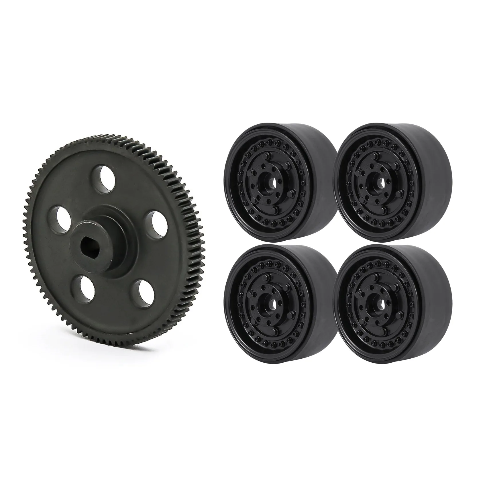 Metal Spur Gear 87T for HSP RGT E86100 Upgrade Parts with 4Pcs Metal 1.9Inch Beadlock Wheel Rim Hub
Metal Spur Gear 87T for HSP RGT E86100 Upgrade Parts with 4Pcs Metal 1.9Inch Beadlock Wheel Rim Hub