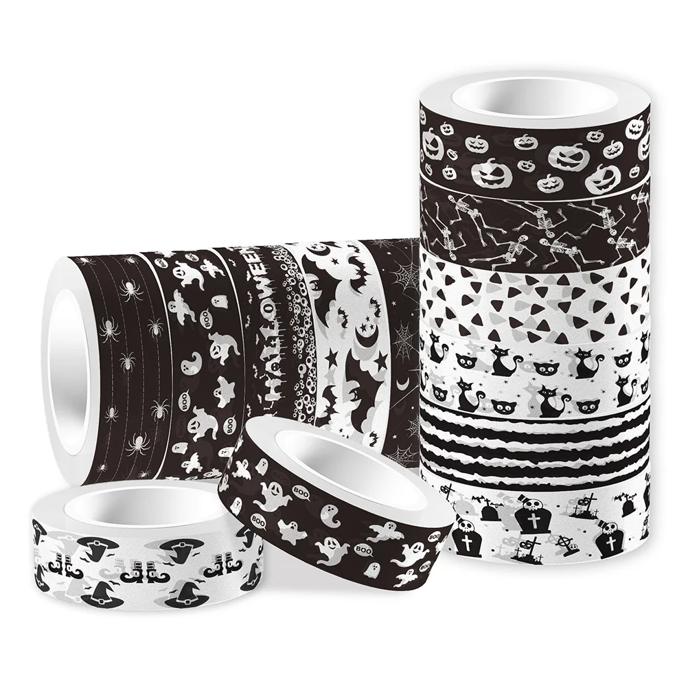 

of Halloween Holiday Washi Tape Decorative Washi Tape Crafting Tape Halloween Tape Festive Tape for Scrapbooking