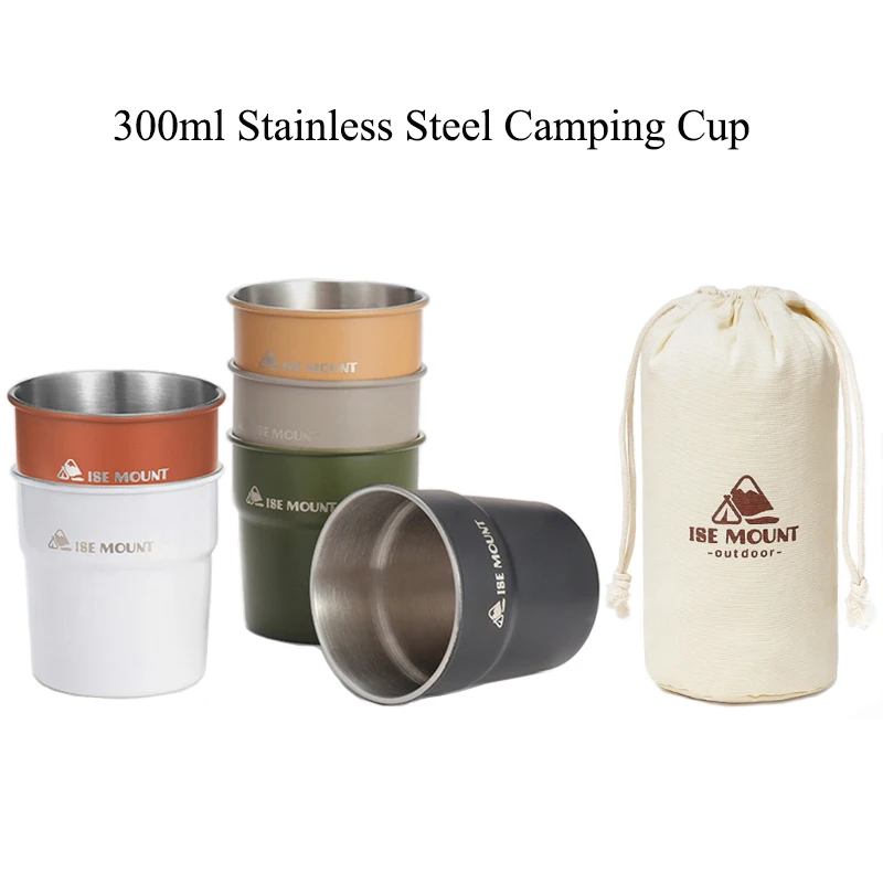 Outdoor 300ml Stainless Steel Camping Cup Backpacking Picnic Travel Tea Milk Coffee Beer Drink Mugs Wine Cups Water Pint Cup
Outdoor 300ml Stainless Steel Camping Cup Backpacking Picnic Travel Tea Milk Coffee Beer Drink Mugs Wine Cups Water Pint Cup